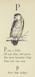 La lettera P da Edward Lear
